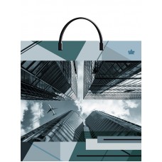 Пакет ПВД с пластиковой ручкой 360*370*0,100 Полет цена за 10шт!